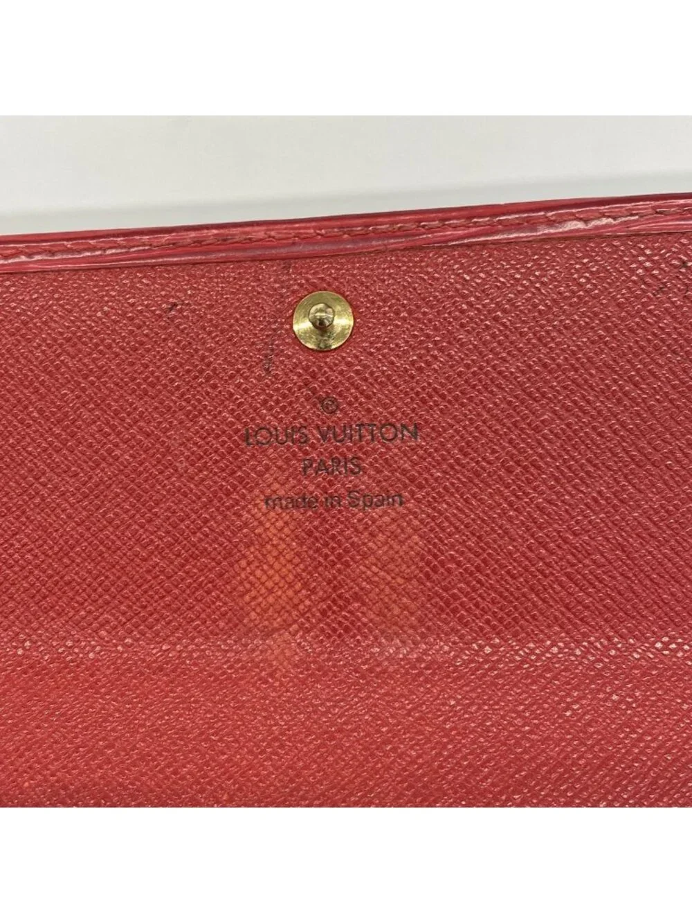 Louis Vuitton Wallet Epi Pochette Porte Monnaie Credit Rouge